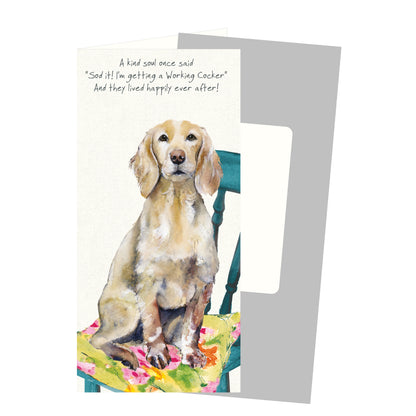 Working Cocker Happily Ever After Little Dog Laughed Greeting Card