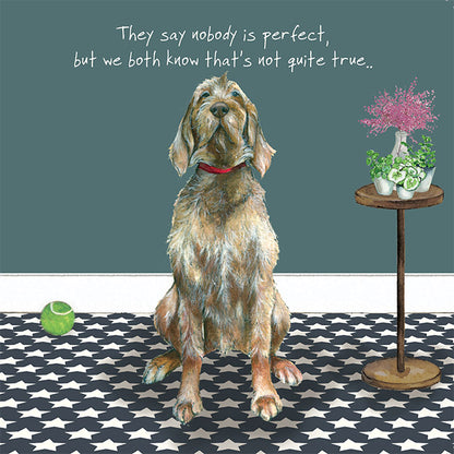 Perfect Vizsla Little Dog Laughed Greeting Card
