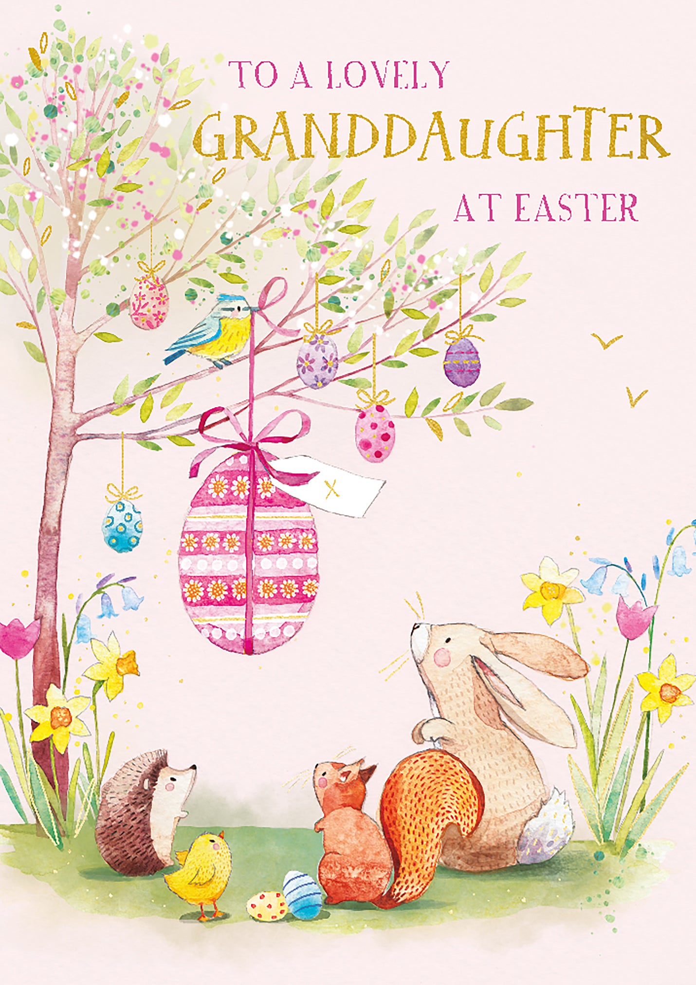 To A Lovely Granddaughter Egg-citing Quest Cute Easter Greeting Card
