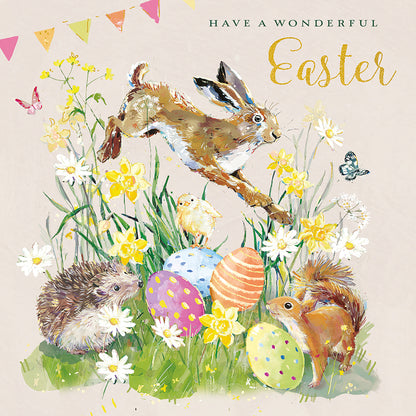 Have A Wonderful Easter Egg-Cellent Wildlife Artistic Easter Greeting Card