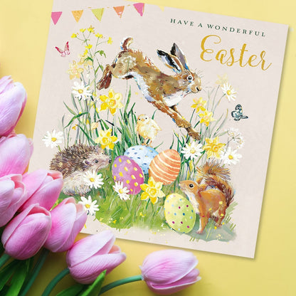 Have A Wonderful Easter Egg-Cellent Wildlife Artistic Easter Greeting Card