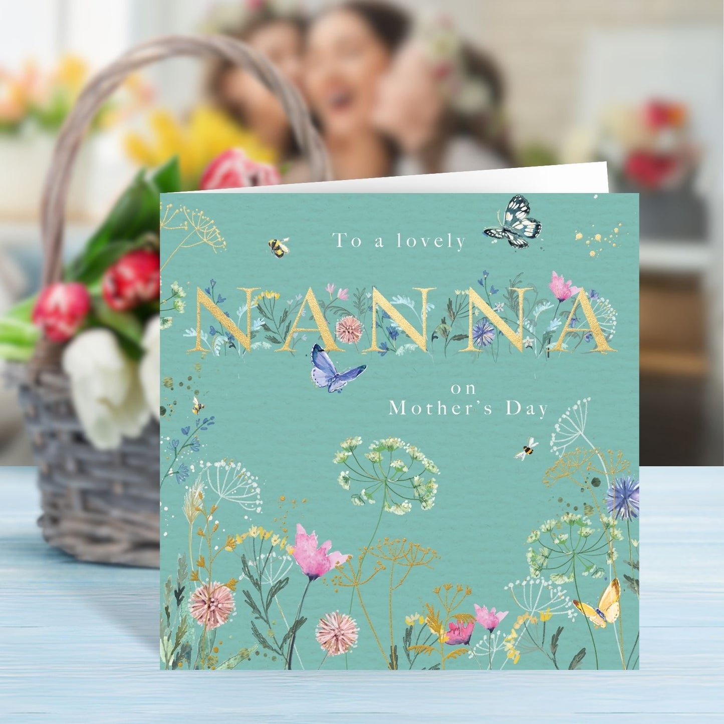 To A Lovely Nanna Nan's Nature Wonderland Artistic Mother's Day Greeting Card
