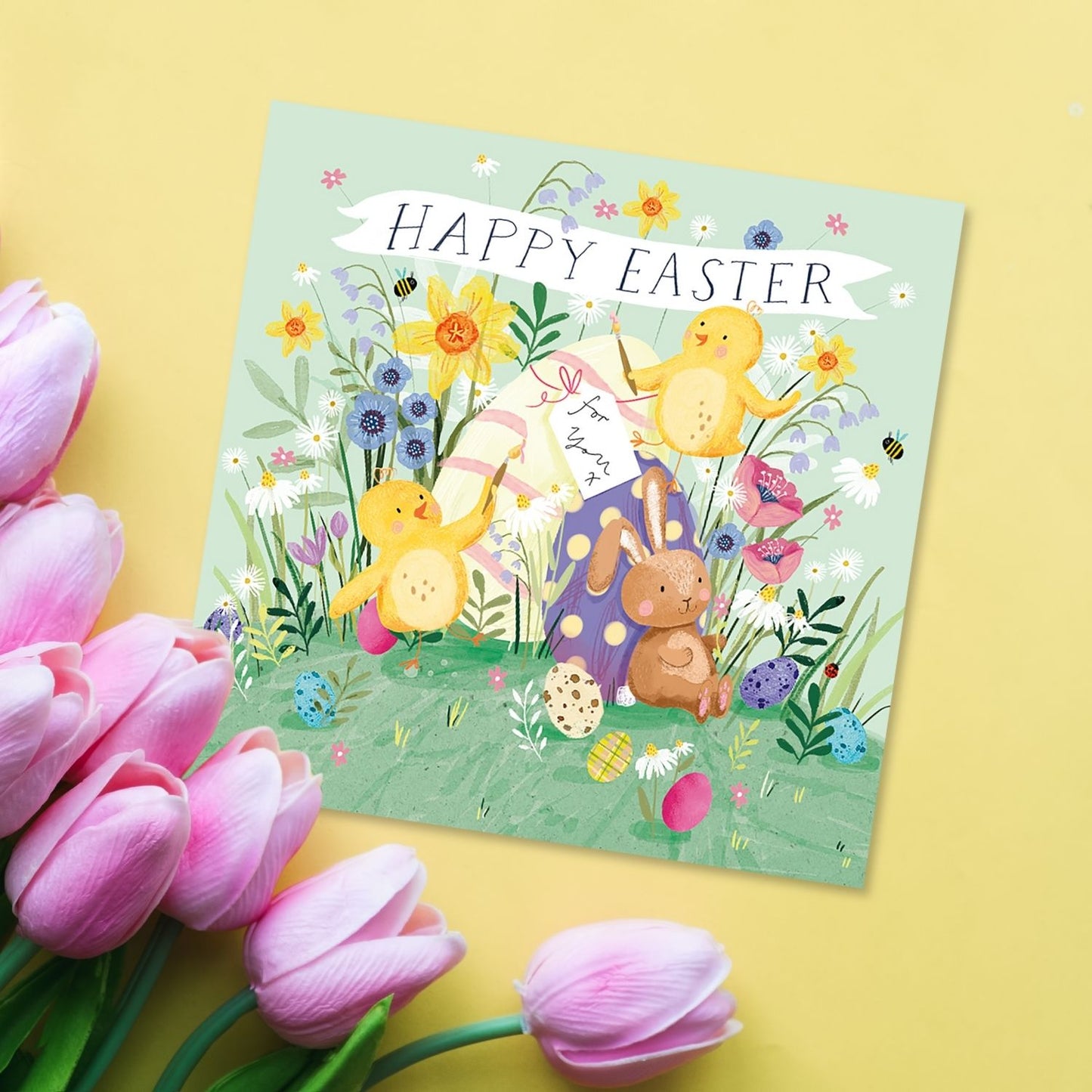 Pack Of 5 Happy Easter Chirpy Easter Fun Pack Of Easter Greeting Cards