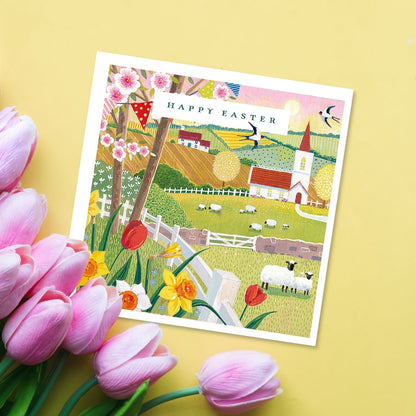 Pack Of 5 Happy Easter Nature's Palette Pack Of Easter Greeting Cards