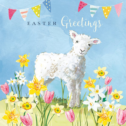 Pack Of 5 Easter Greetings Ewe-Nique Cuteness Pack Of Easter Greeting Cards