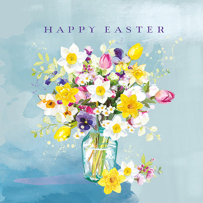 Pack Of 5 Happy Easter Bloom-tastic Pack Of Easter Greeting Cards