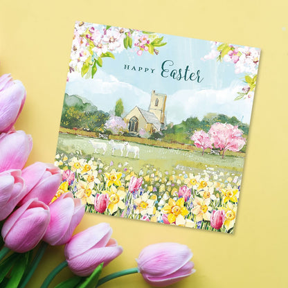 Pack Of 5 Religious Spring Serenity Sanctuary Pack Of Easter Greeting Cards