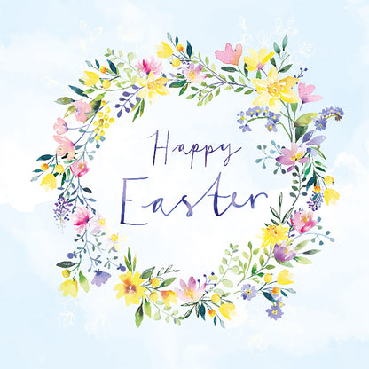 Pack Of 5 Happy Easter Spring In Bloom Pack Of Easter Greeting Cards