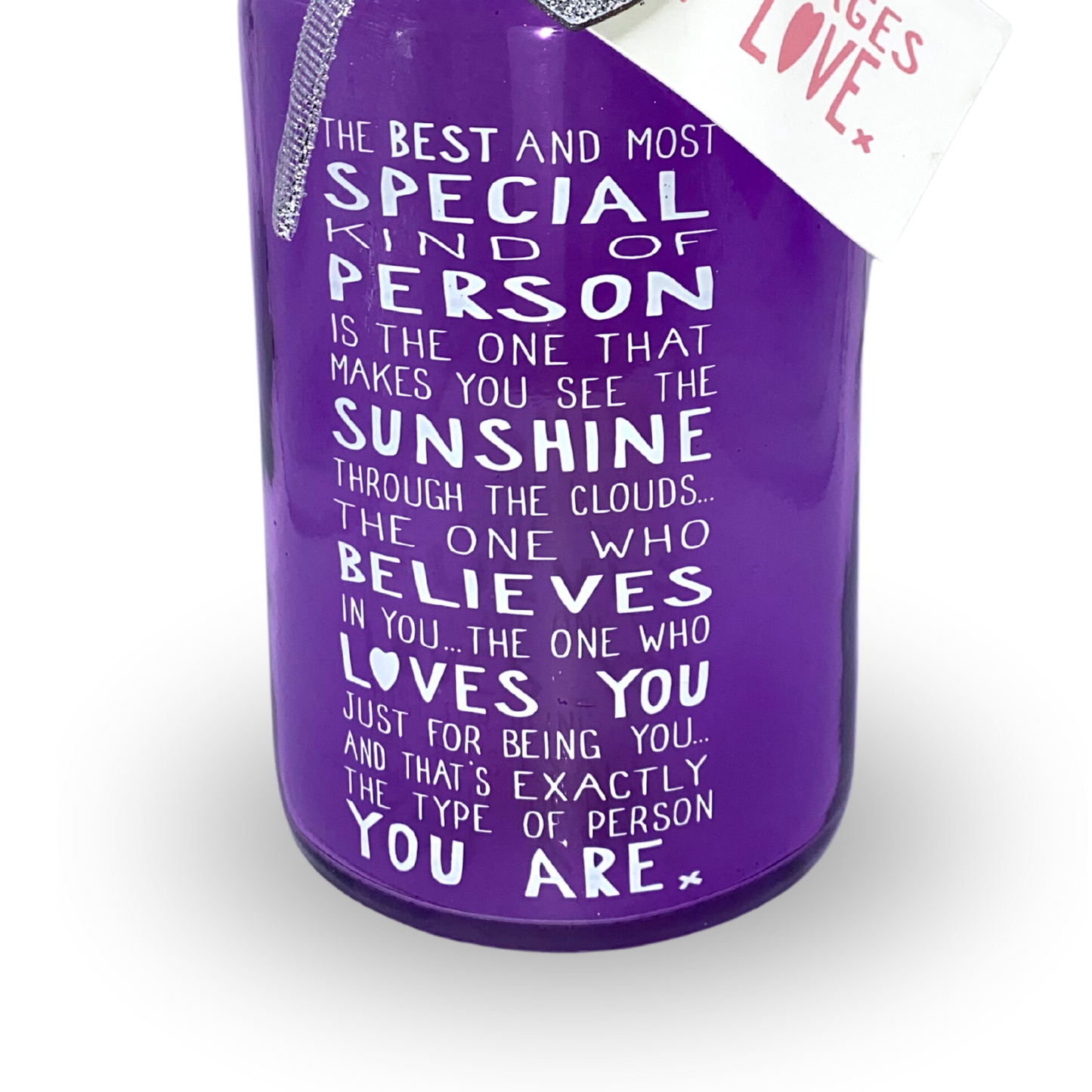 Special Person Light Up Jar Messages Of Love Gift Range