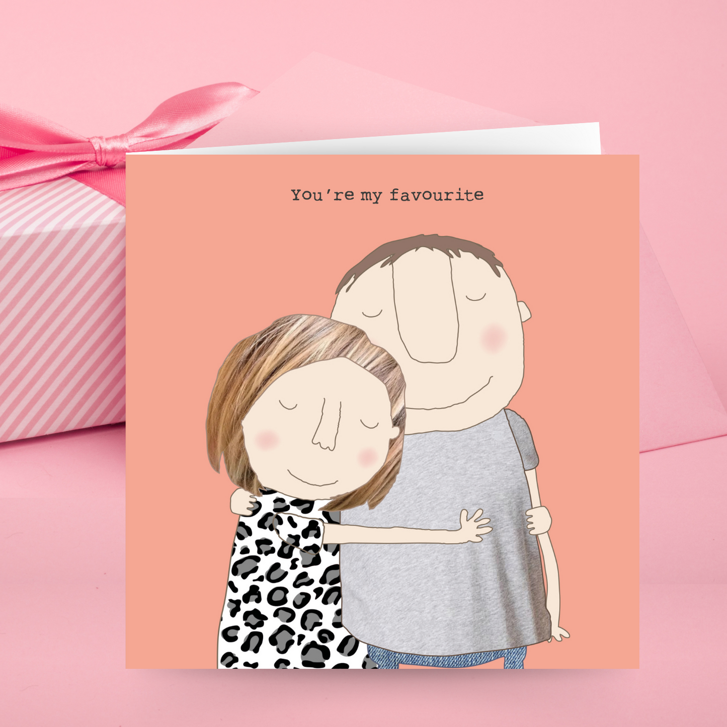 Rosie Made A Thing My Favourite Love In Arms Valentine's Day Funny Greeting Card