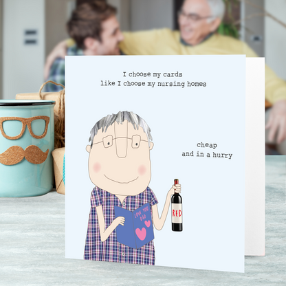 Rosie Made A Thing Nursing Home Dad Father's Day Funny Greeting Card
