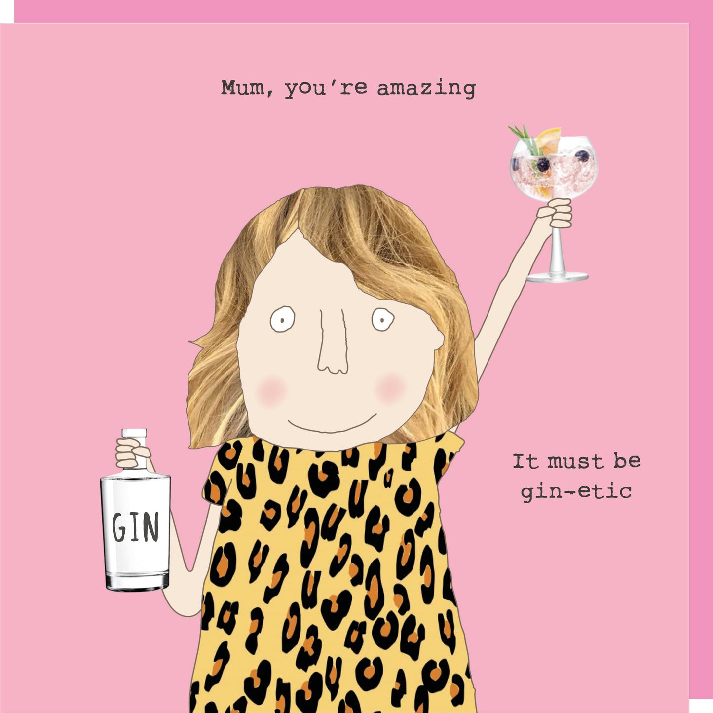 Rosie Made A Thing Mum You're Amazing Gin Mother's Day Funny Greeting Card