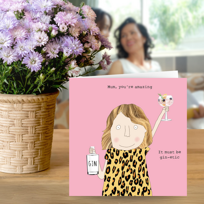 Rosie Made A Thing Mum You're Amazing Gin Mother's Day Funny Greeting Card