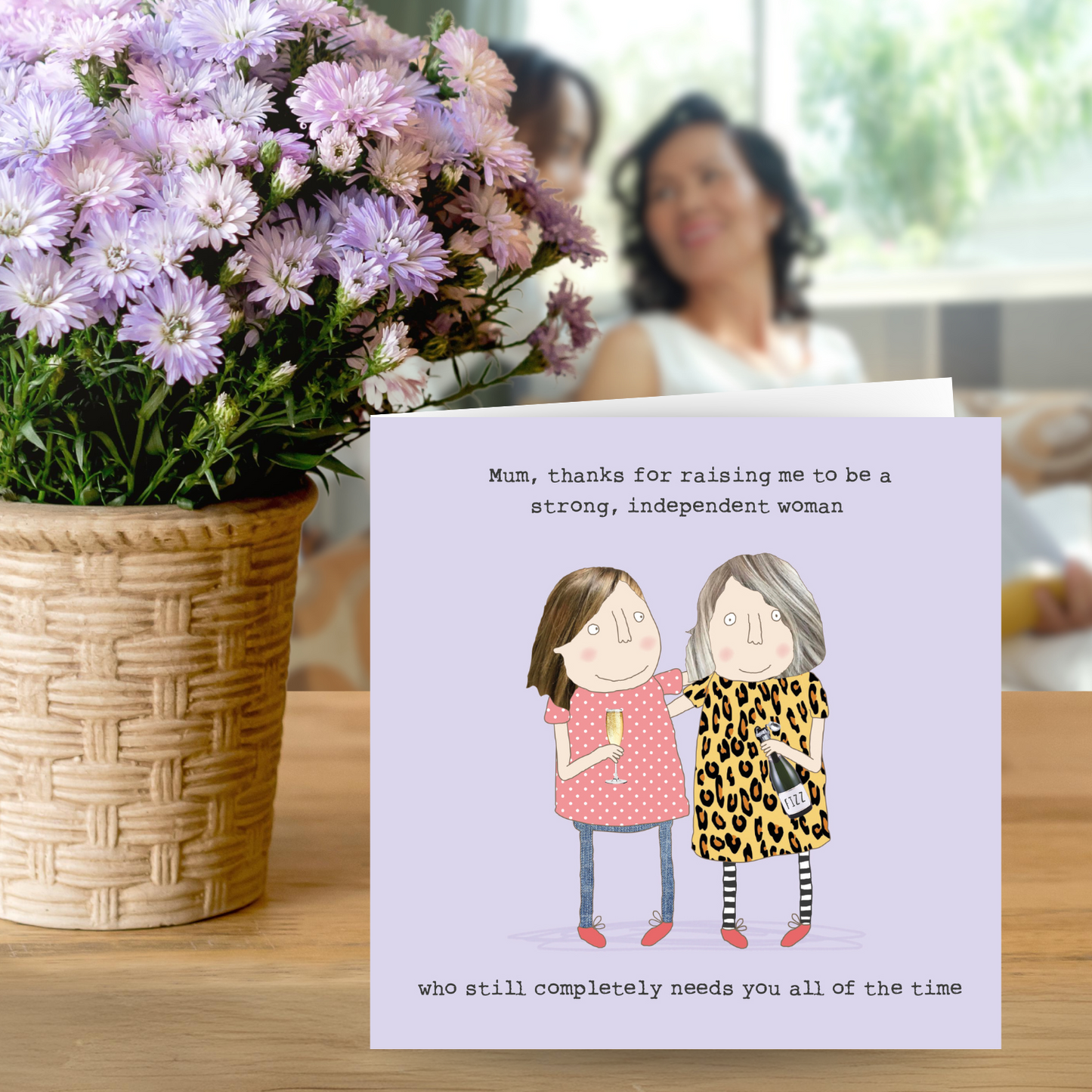 Rosie Made A Thing Strong, Independent Woman Mother's Day Funny Greeting Card