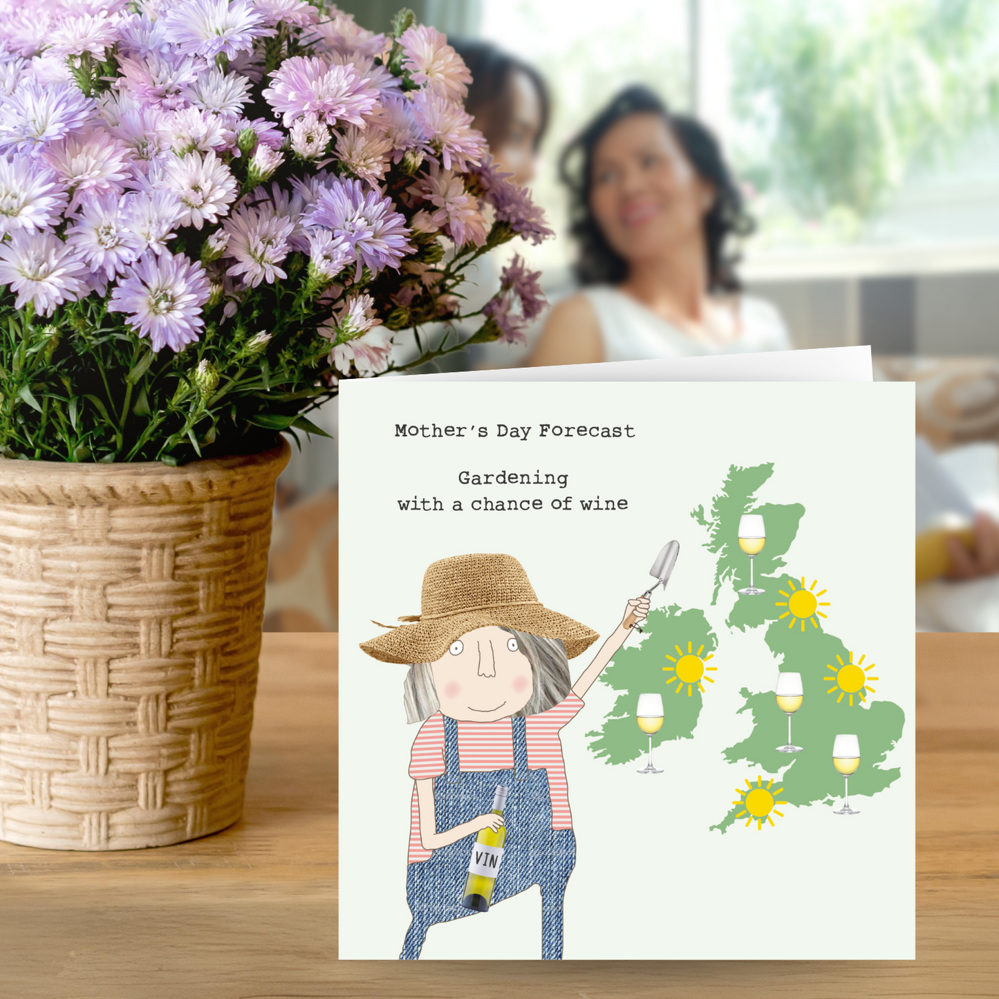 Rosie Made A Thing Gardening Sip And Dig! Mother's Day Funny Greeting Card