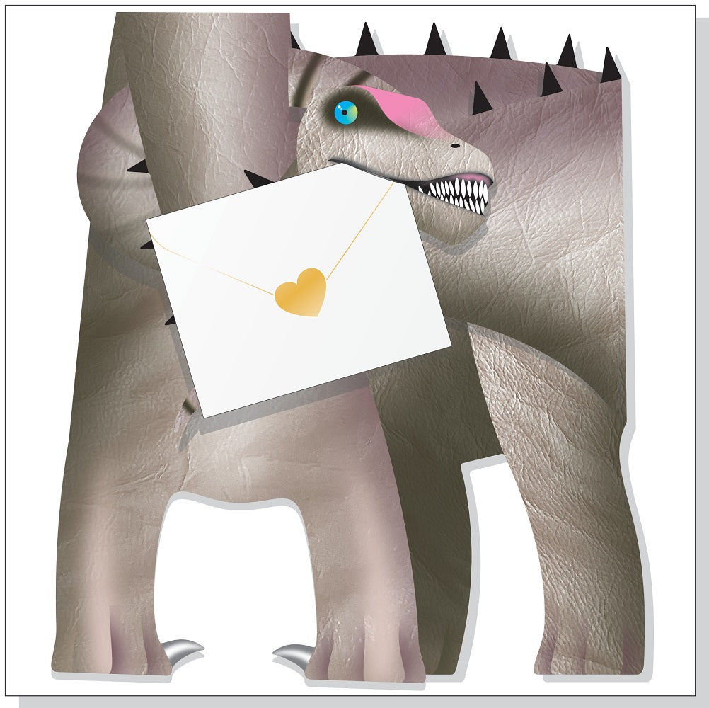 Diplodocus Dinosaur 3D Special Delivery Animal Greeting Card