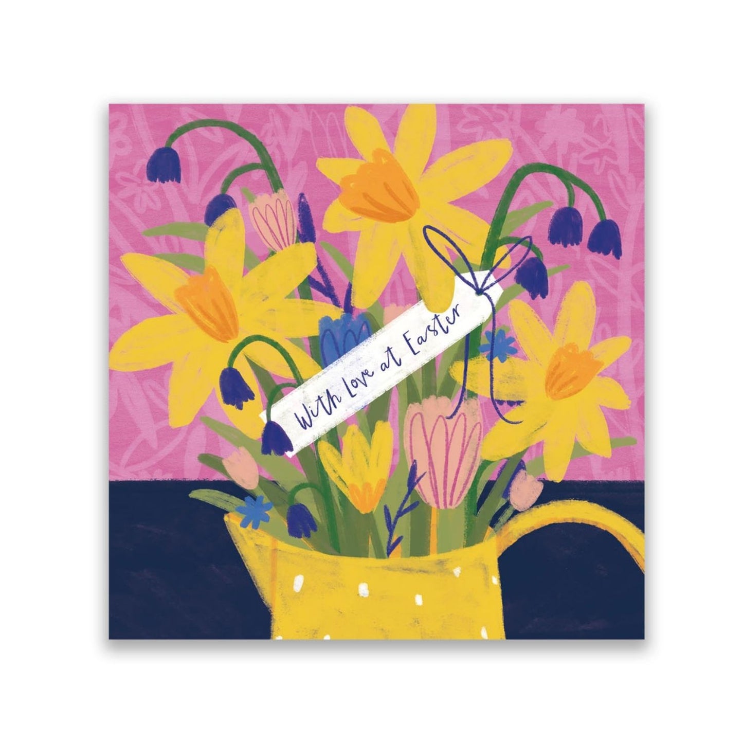 Pack Of 6 Mind Easter Wishes Floral Easter Cards Charity Greeting Cards