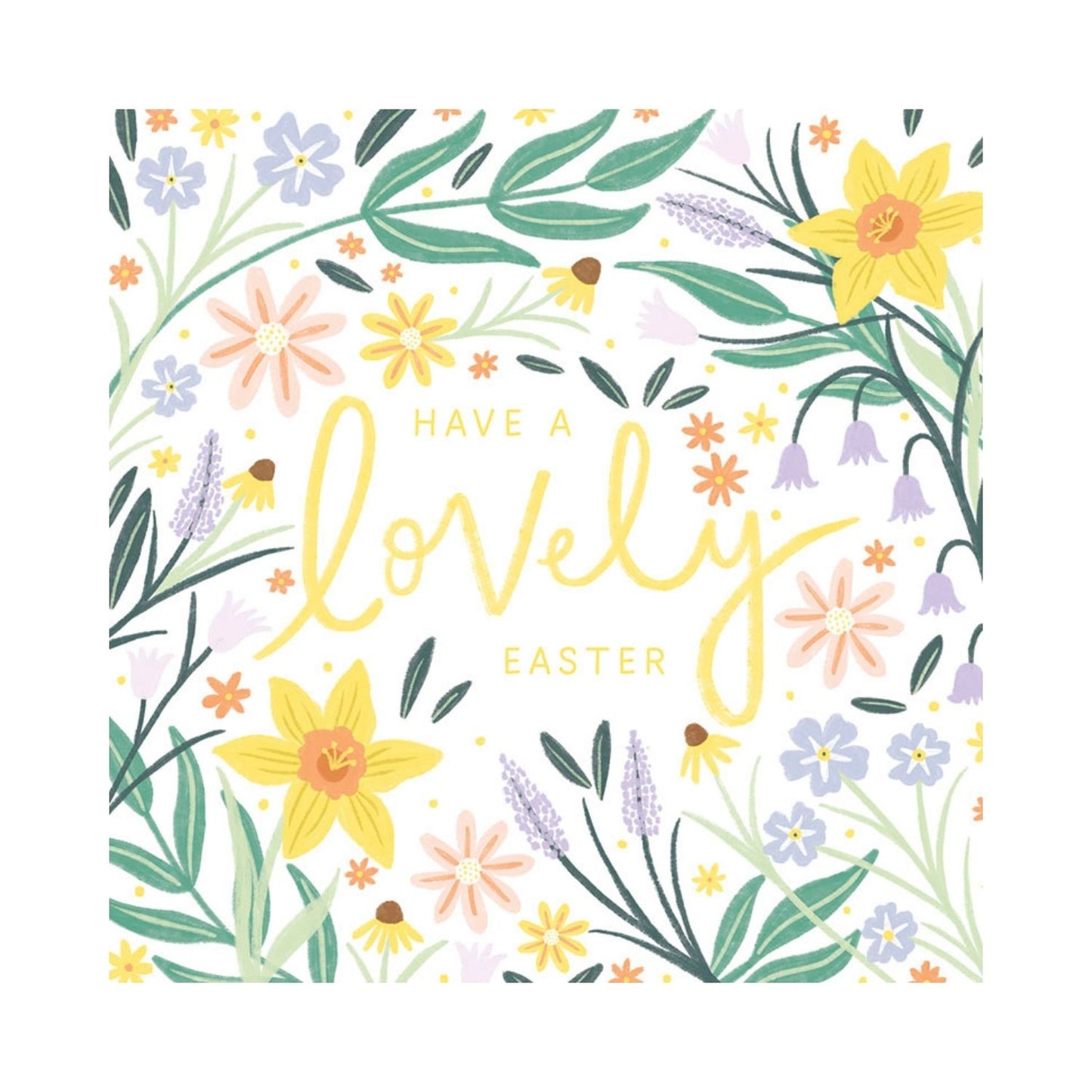 Pack Of 6 Samaritans Mini Lovely Floral Easter Cards Charity Greeting Cards