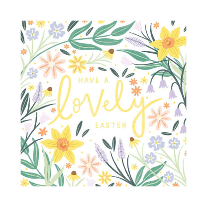 Pack Of 6 Samaritans Mini Lovely Floral Easter Cards Charity Greeting Cards