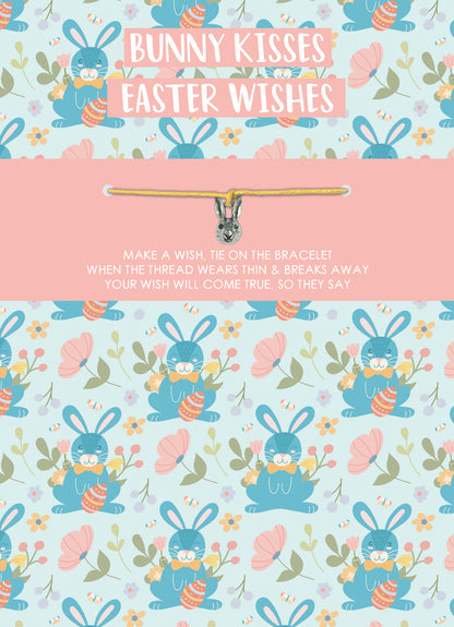 Bunny Kisses Bracelet Hoppy Hares Easter Card & Gift Greeting Card