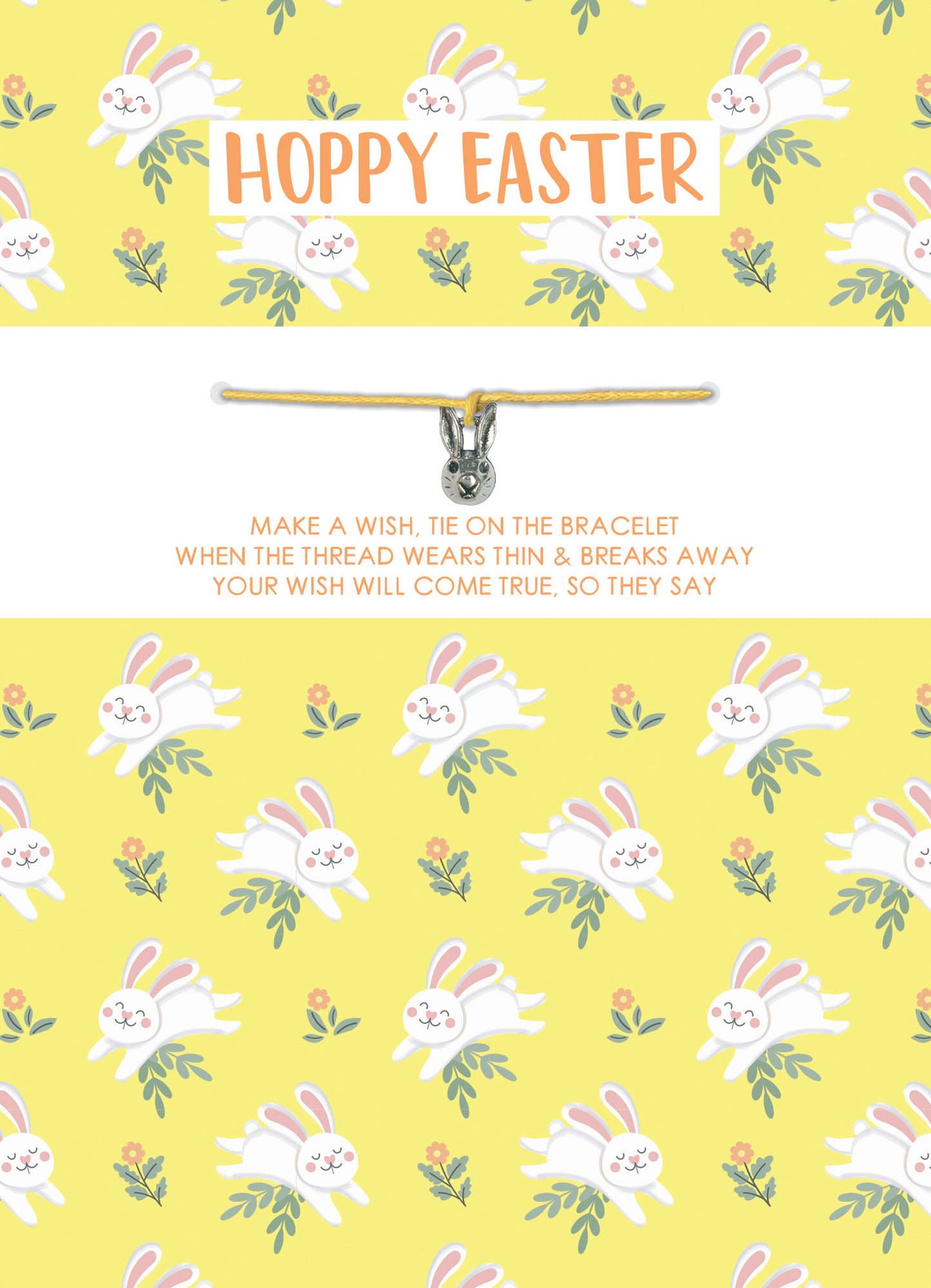 Hoppy Easter Bracelet Hoppin' Fun Easter Card & Gift Greeting Card