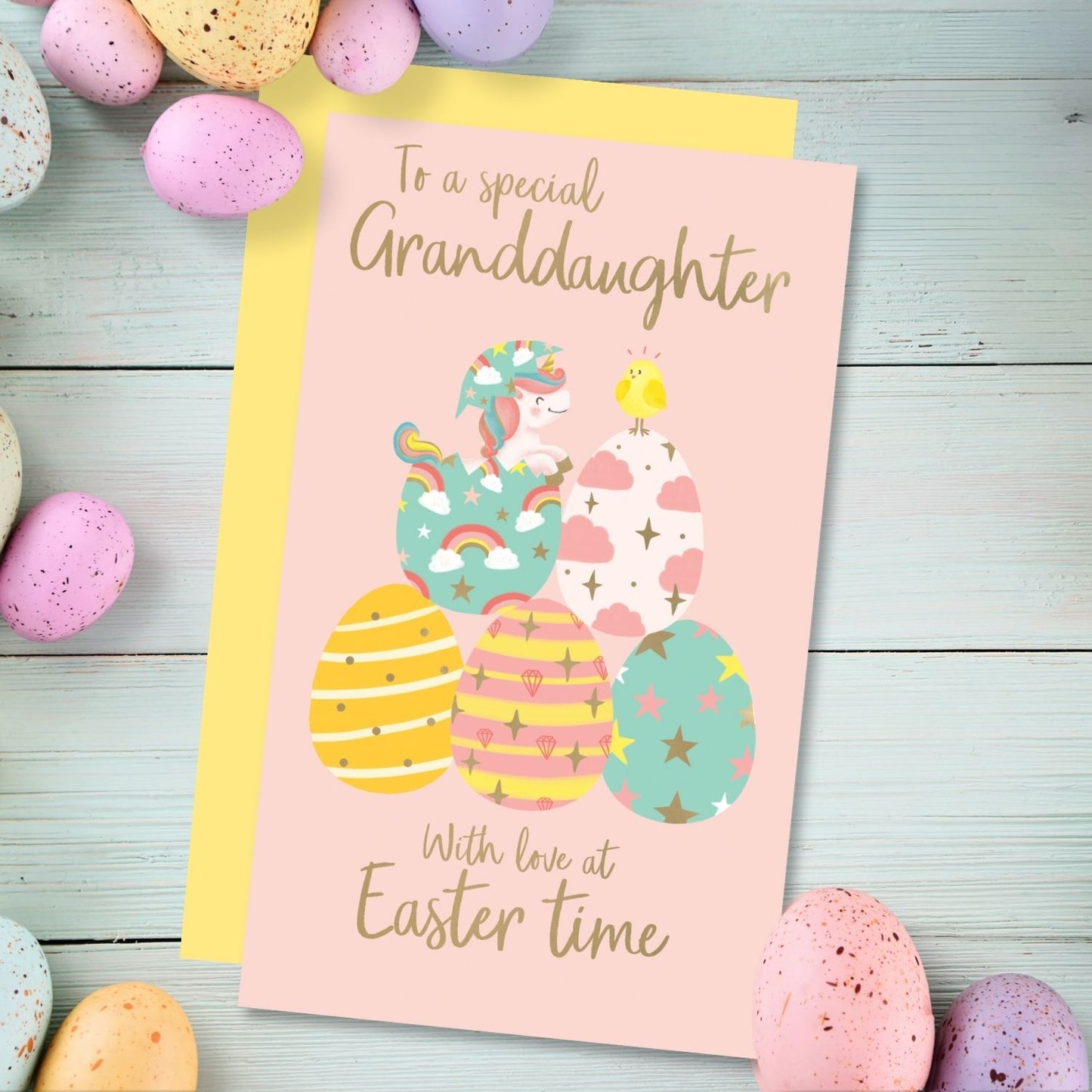 Special Granddaughter Sparkle-Tastic Easter Money Wallet Greeting Card Gift Card