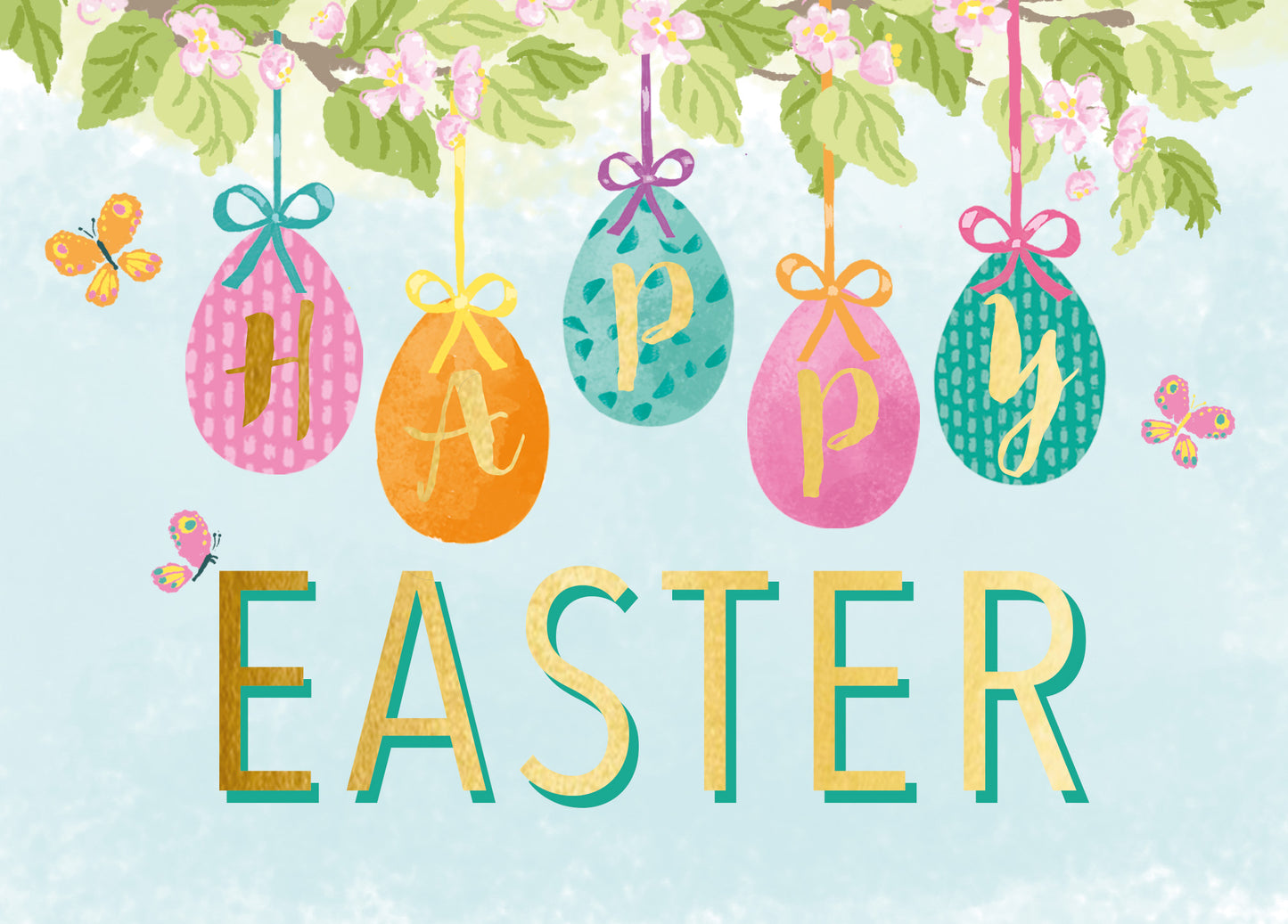 Happy Easter Egg-cellent Easter Tree Pop Up Greeting Card