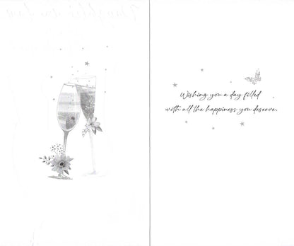 Daughter-In-Law Birthday Card Embellished Cocktails Champagne Greeting Card