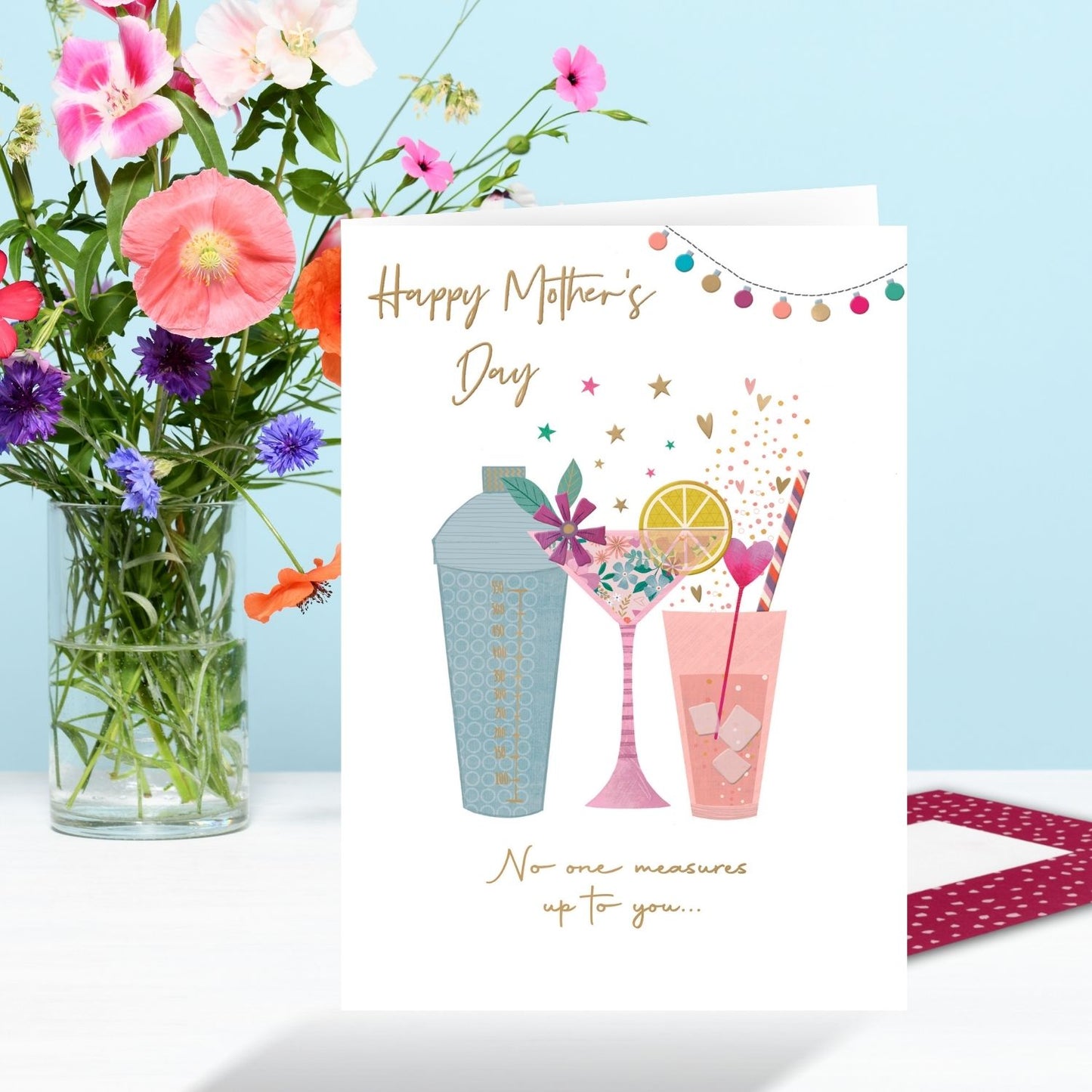 No One Measures Up To You Cheers To Perfection! Mother's Day Greeting Card