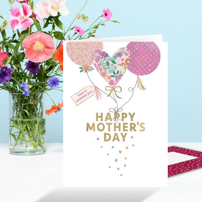 Mother Celebrate You Love, Inflated Mother's Day Contemporary Greeting Card