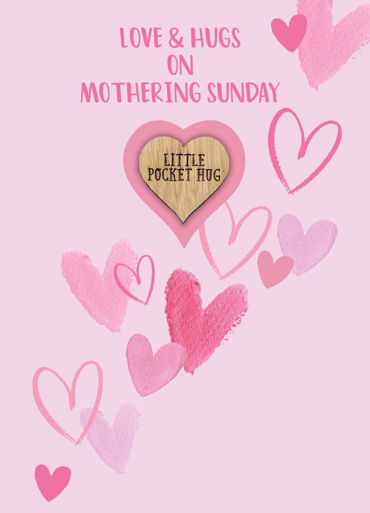 Pocket Hug On Mothering Sunday Mother's Day Card & Gift Greeting Card