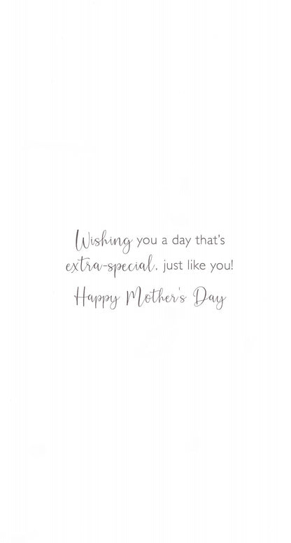 An Amazing Mum Perched For Perfection! Mother's Day Hand-Finished Greeting Card