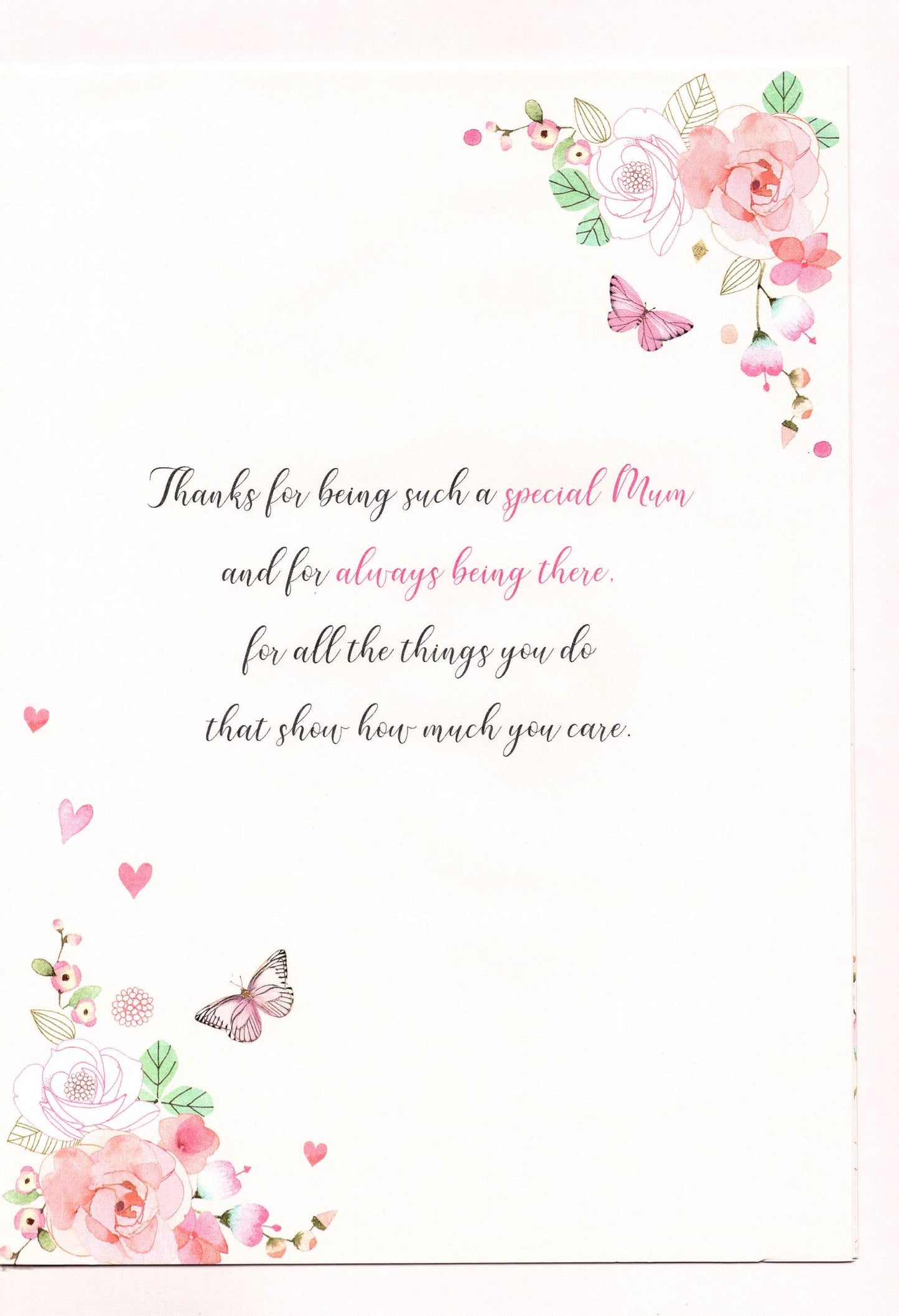 Lovely Mum Thank You Brew-Tiful Blooms! Mother's Day Hand-Finished Greeting Card