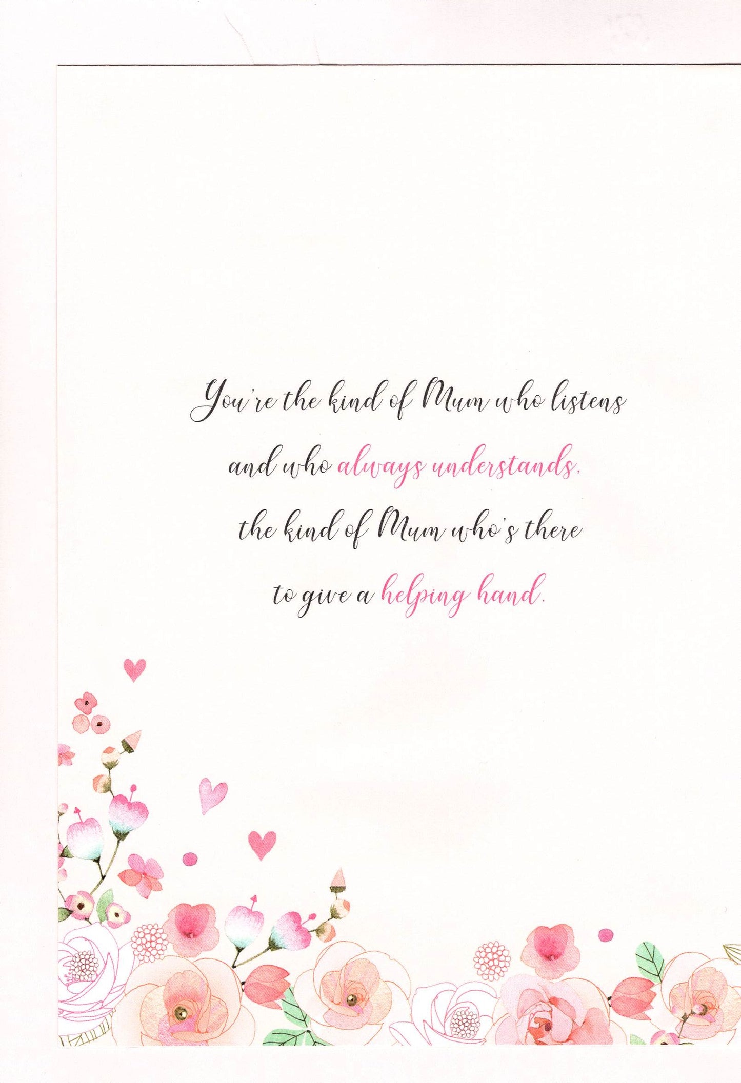 Lovely Mum Thank You Brew-Tiful Blooms! Mother's Day Hand-Finished Greeting Card