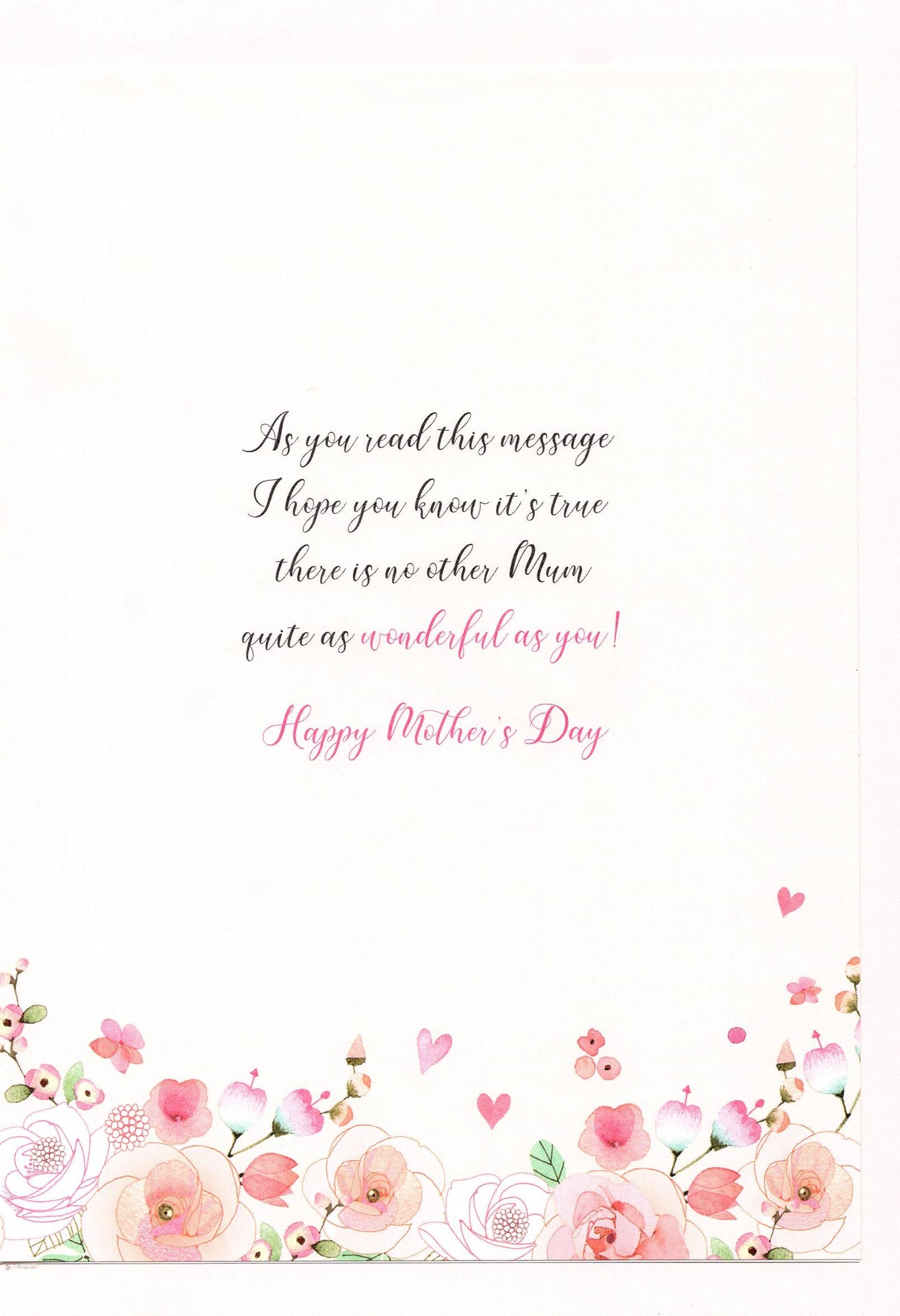 Lovely Mum Thank You Brew-Tiful Blooms! Mother's Day Hand-Finished Greeting Card