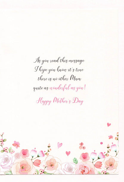 Lovely Mum Thank You Brew-Tiful Blooms! Mother's Day Hand-Finished Greeting Card