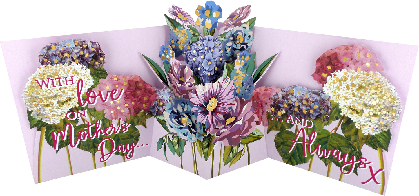 Thank You For Everything Blooms Galore! Mother's Day Pop Up Greeting Card
