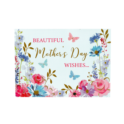 Beautiful Wishes Flutteringly Fabulous! Mother's Day Pop Up Greeting Card