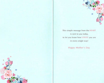 My Wonderful Mum Love, In Full Bloom Mother's Day Hand-Finished Greeting Card