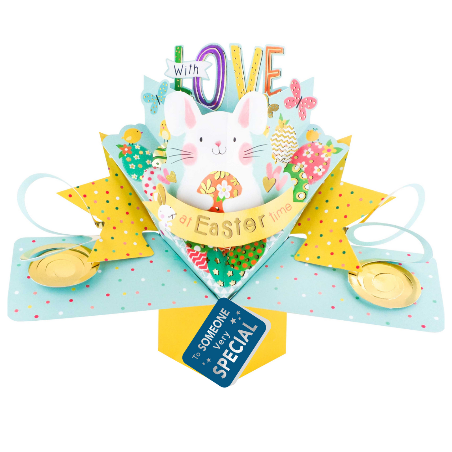 To Someone Very Special Easter Bunny Pop Up Easter Card