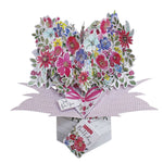 Happy Birthday Bouquet Of Flowers Birthday Pop Up Greeting Card