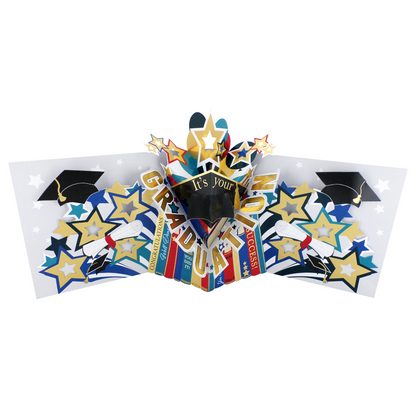 It's Your Graduation Pop Out Paper Celebrations Card – Love Kate's