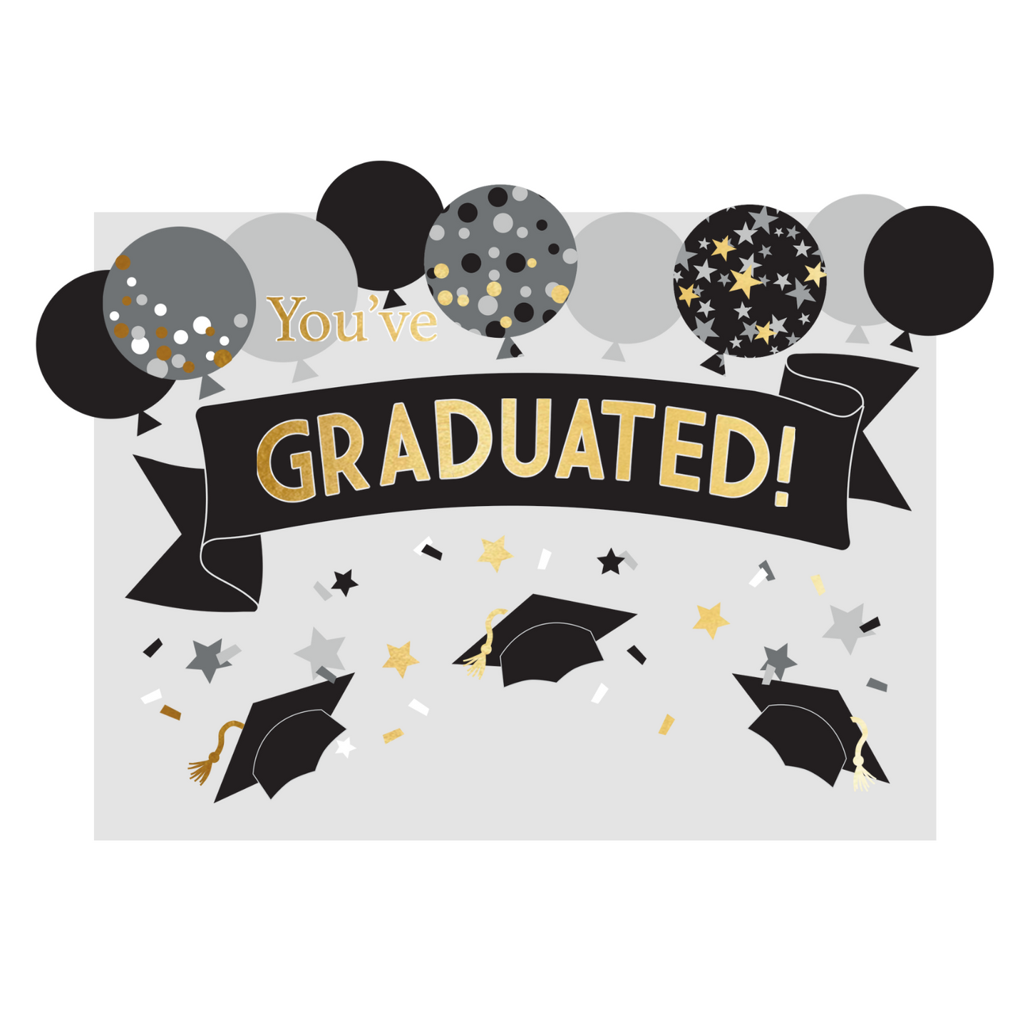 You've Graduated! Pop Out Paper Celebrations Card