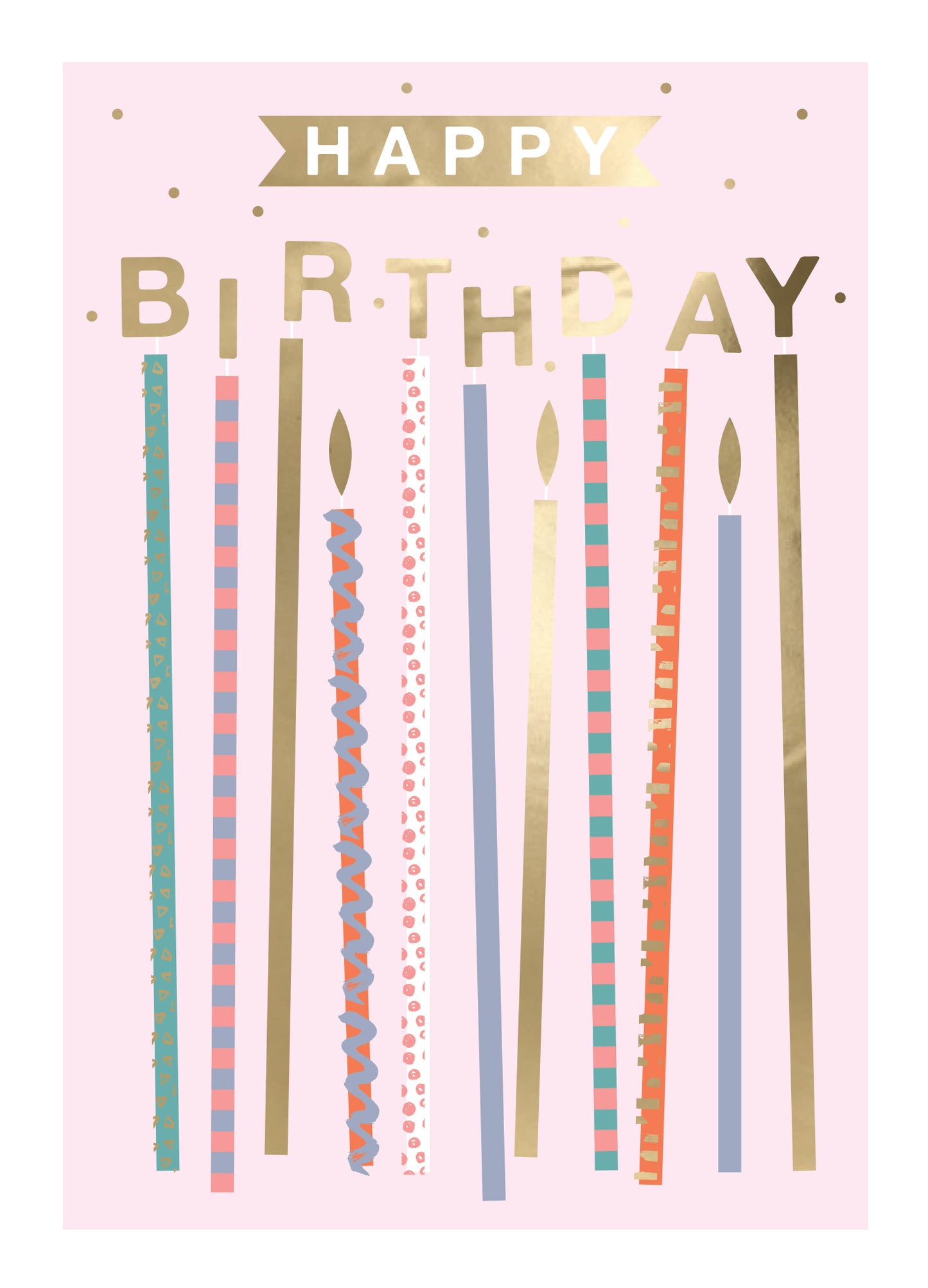 Happy Birthday Candles A Wonderful Birthday Card