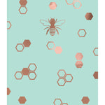 Bumblebee & Honeycomb Foiled Any Occasion Card