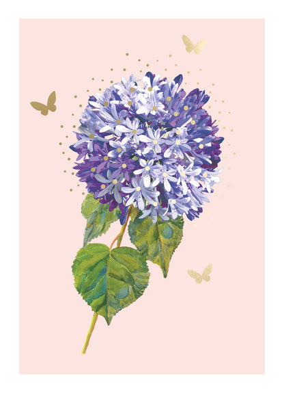 Embossed Floral Allium Any Occasion Card