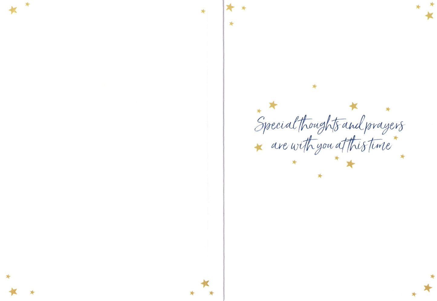 Stars Are Loved Ones Shining Sympathy Card