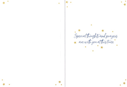 Stars Are Loved Ones Shining Sympathy Card
