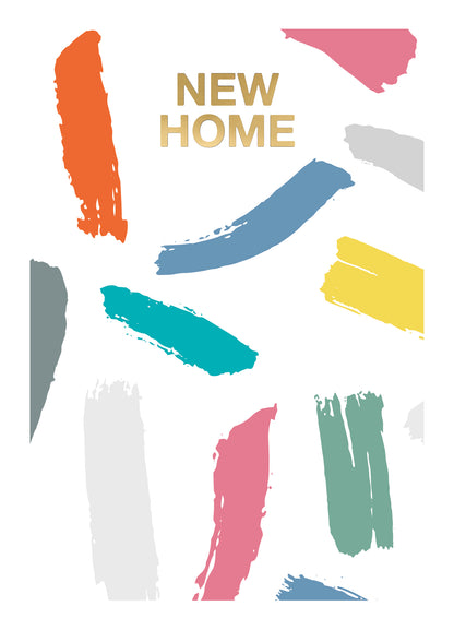 New Home Paint New Home Congratulations Card