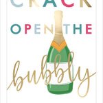 Crack Open The Bubbly Congratulations Card